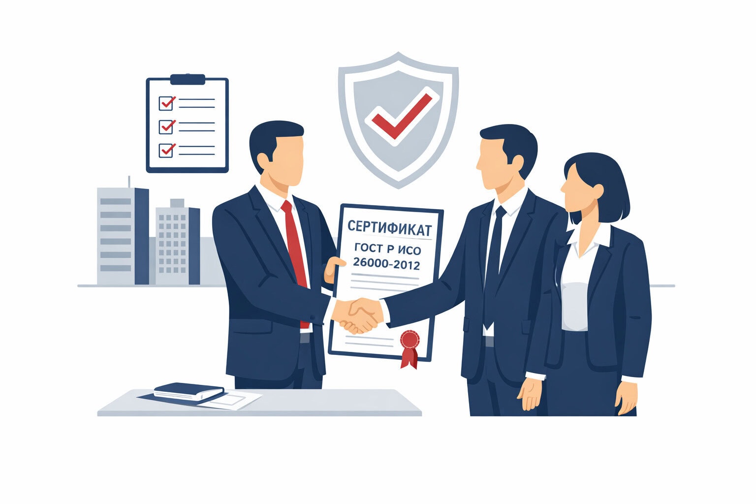 Порядок оформления сертификата ГОСТ Р ИСО 26000-2012 в Колпино