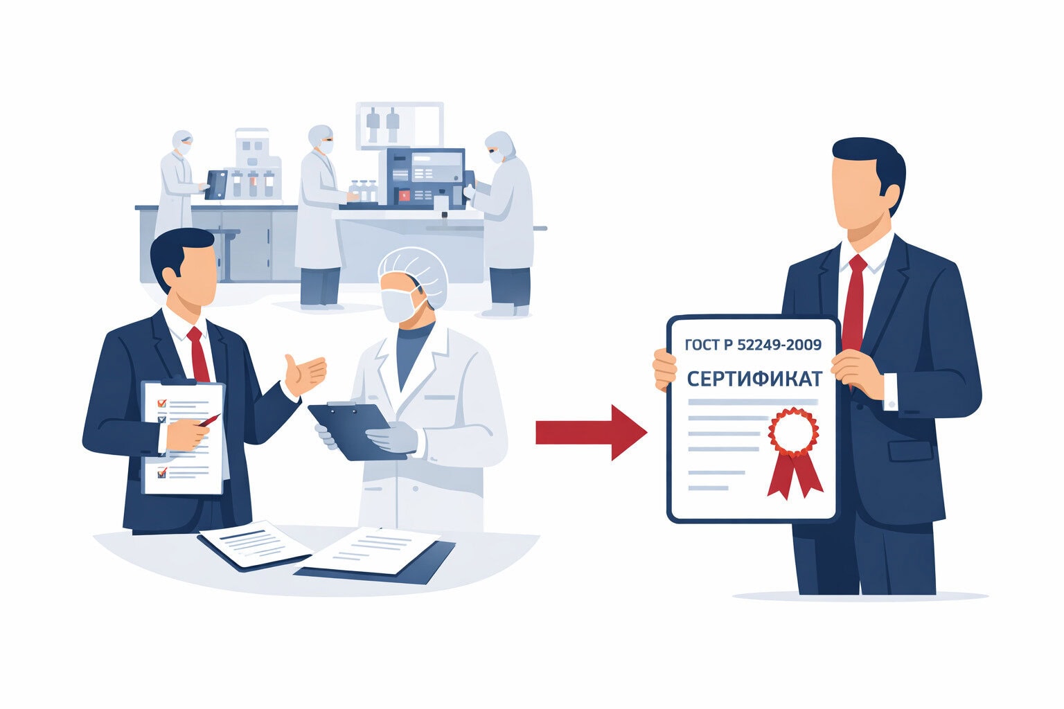 Процедура сертификации ГОСТ Р 52249-2009 в Колпино